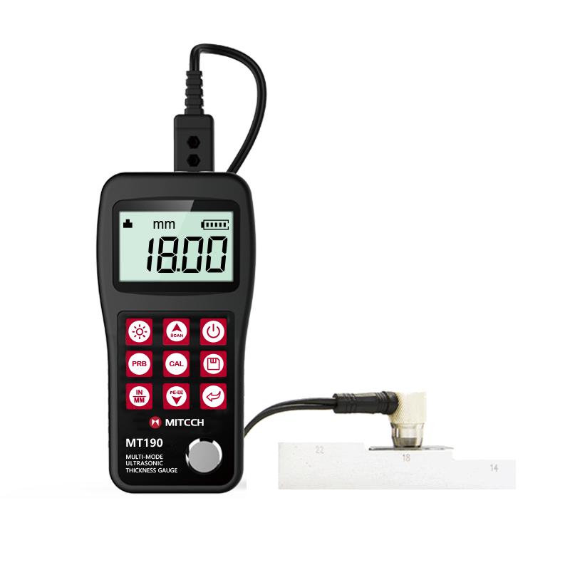 MT190 Multi-mode Ultrasonic Thickness Gauge MT190 Multi-mode Ultrasonic Thickness Gauge