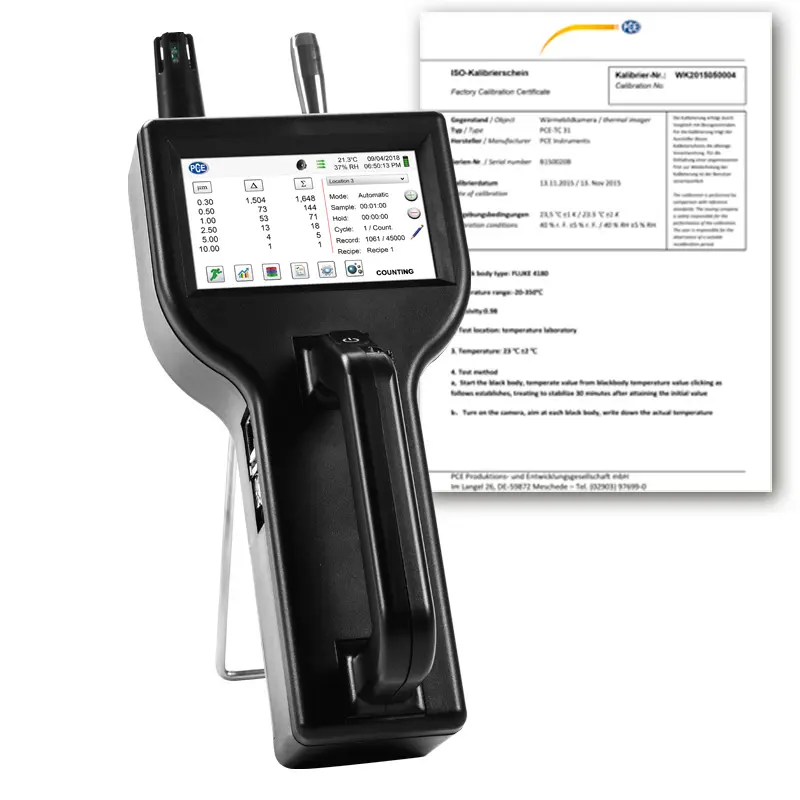 Aerosol meter PCE-PQC 13EU Incl. Calibration Certificate Aerosol meter PCE-PQC 13EU Incl. Calibration Certificate