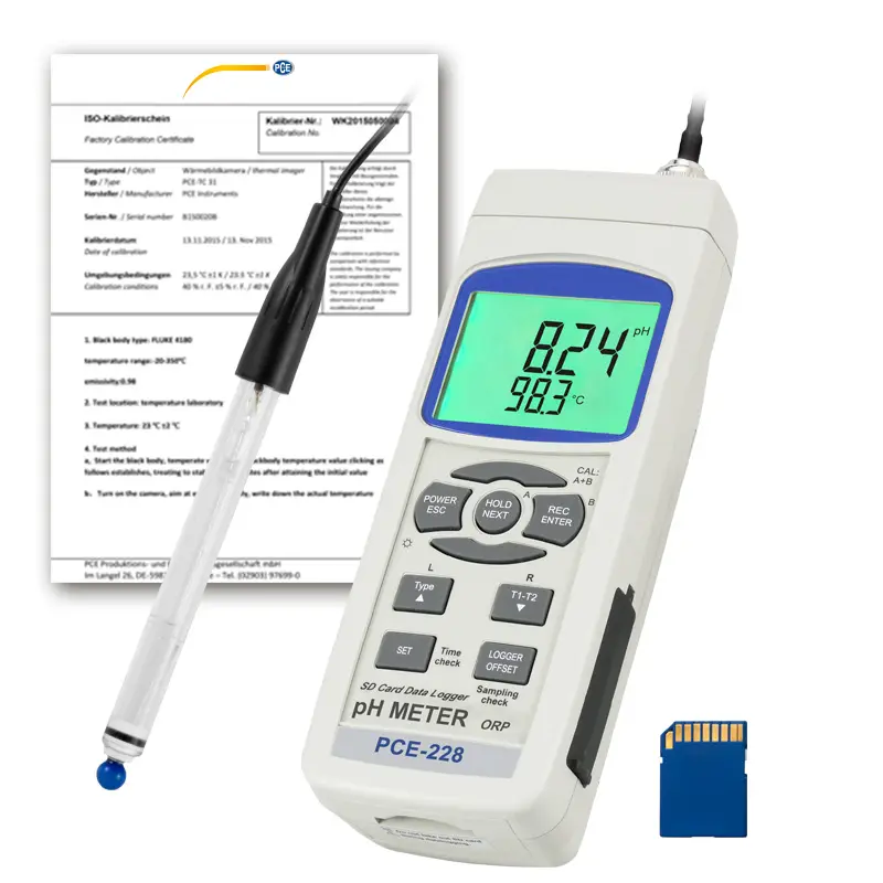 Agricultural measuring device PCE-228HTE-ICA incl. ISO Calibration Certificate Agricultural measuring device PCE-228HTE-ICA incl. ISO Calibration Certificate