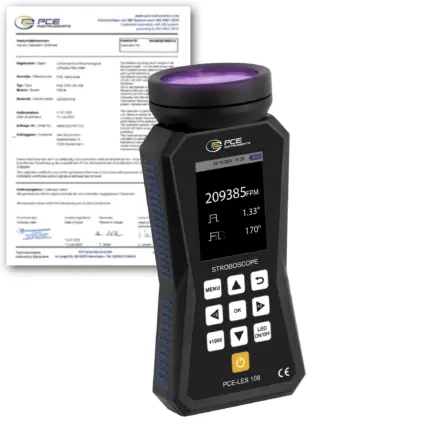Automotive Tester PCE-LES 108UV-385-ICA incl. ISO-Calibration Certificate