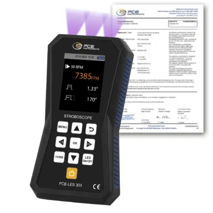 Automotive Tester PCE-LES 303UV-385-ICA incl. ISO-Calibration Certificate