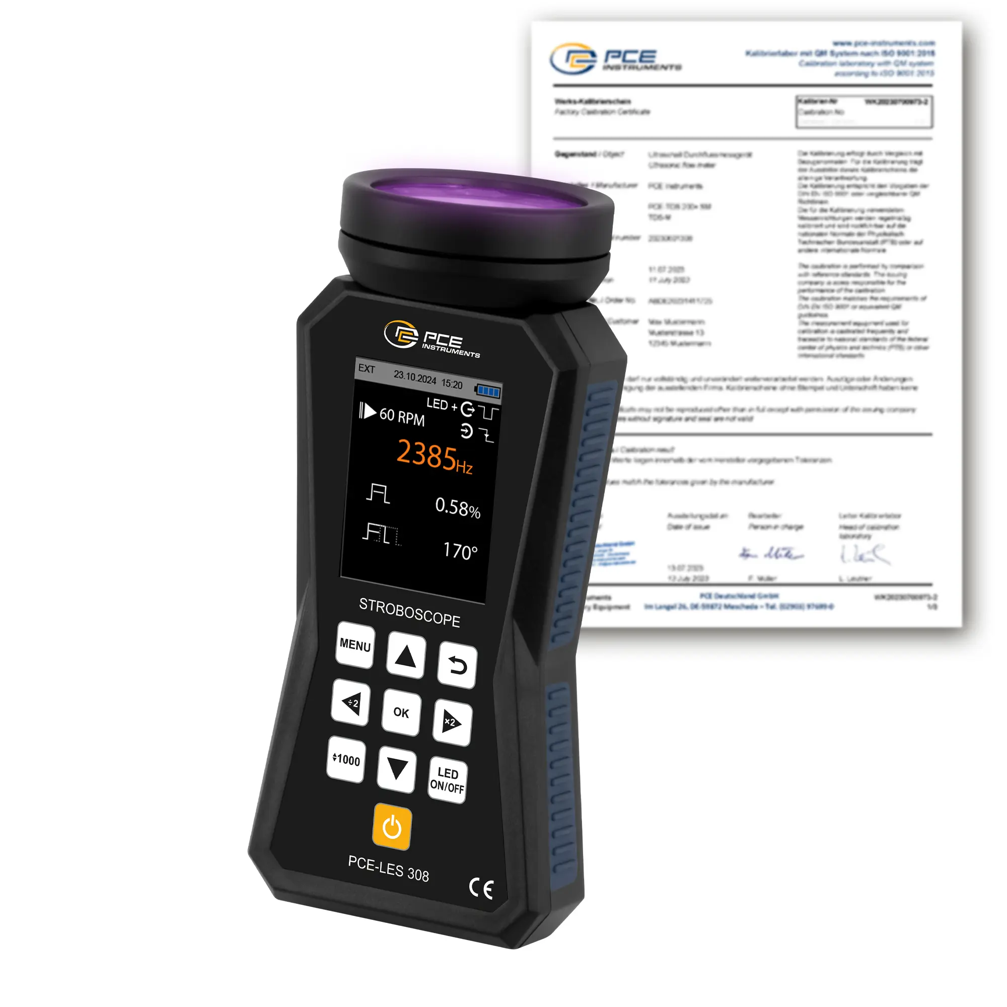 Automotive Tester PCE-LES 308UV-385-ICA incl. ISO-Calibration Certificate Automotive Tester PCE-LES 308UV-385-ICA incl. ISO-Calibration Certificate