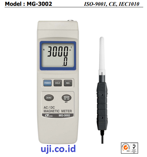 LUTRON MG3002 Magnetic Meter LUTRON MG3002 Magnetic Meter