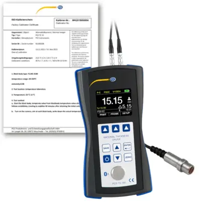 Condition Monitoring Thickness Meter PCE-TG 300-NO5-ICA incl. ISO Calibration Certificate