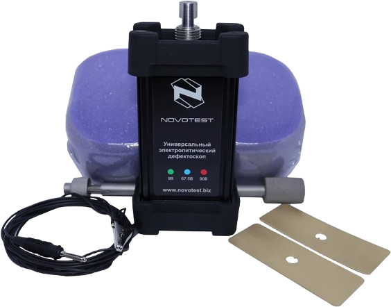 NOVOTEST ED-3D - alat detektor pinhole portabel untuk uji lapisan tipis