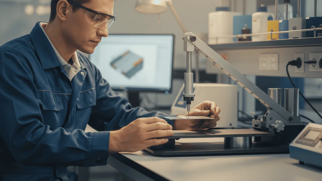 Scratch Adhesion Tester NOVOTEST C1-M - alat portabel dengan stylus untuk menguji ketahanan gores lapisan