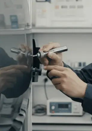 NOVOTEST TPP-1518 - alat uji kekerasan gores cat portabel dengan indikator dan stylus logam.