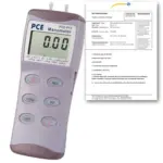 Differential Pressure Manometer PCE-P50-ICA Incl. ISO Calibration Certificate