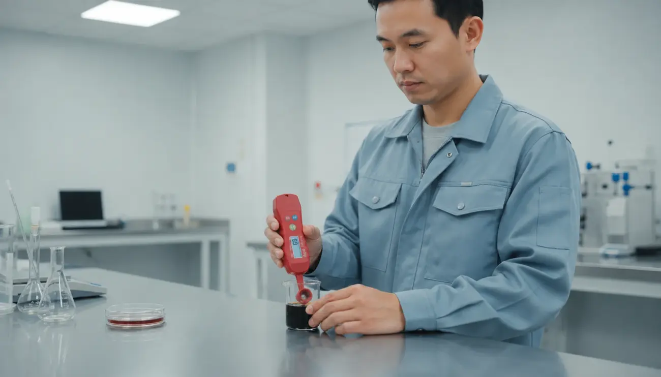 Aqua-Boy GMK 525N Alat Ukur Kadar Garam Digital - tampilan alat dengan layar digital dan probe logam untuk uji garam.