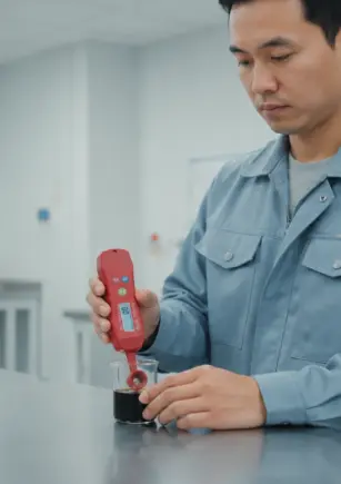 Aqua-Boy GMK 525N Alat Ukur Kadar Garam Digital - tampilan alat dengan layar digital dan probe logam untuk uji garam.
