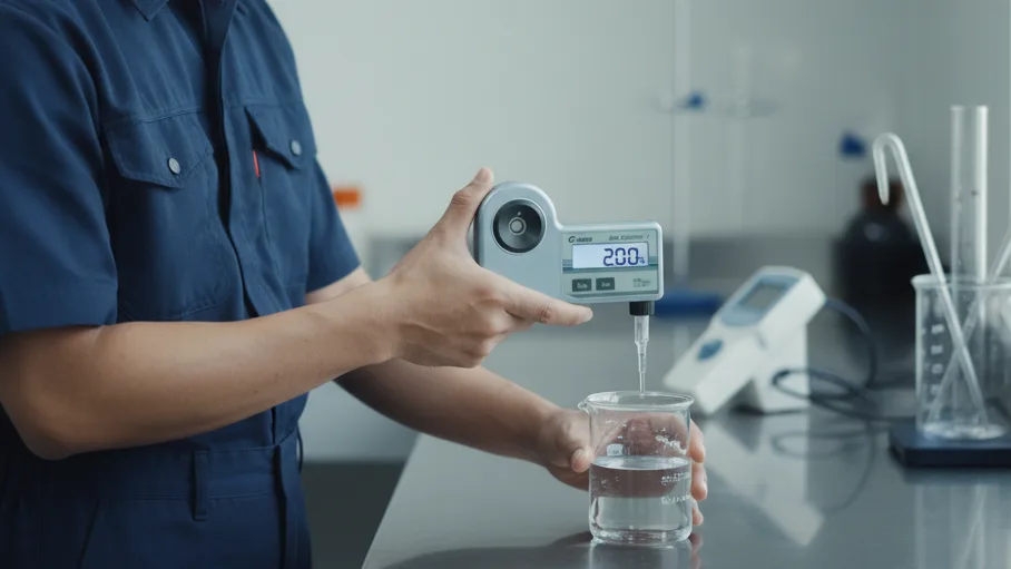 Aqua-Boy GMK SALT A1 - Alat pengukur salinitas digital dengan probe, untuk QC pabrik minuman olahraga