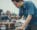 Probe F-2 Coating Thickness Gauge - Probe dengan kabel dan ujung sensor untuk ukur ketebalan lapisan.