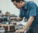 Probe F-2 Coating Thickness Gauge - Probe dengan kabel dan ujung sensor untuk ukur ketebalan lapisan.