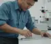 Grindometer NOVOTEST GD-1 - alat uji kehalusan partikel dengan skala presisi untuk coating.
