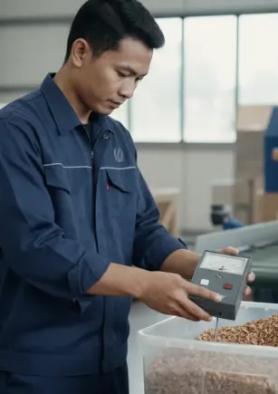 Aqua-Boy KAFIV - Alat ukur kadar air kopi digital dengan probe dan layar