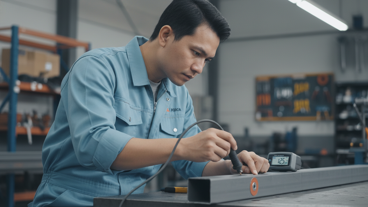 Coating Thickness Gauge Probe F-2 - Probe alat ukur ketebalan cat baja