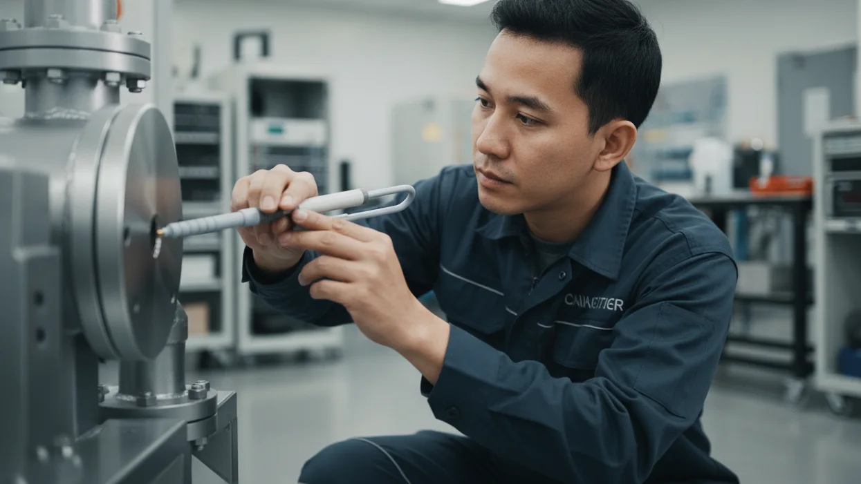 Probe F-0.3 Novotest - alat ukur ketebalan coating untuk area sulit seperti sudut dan las