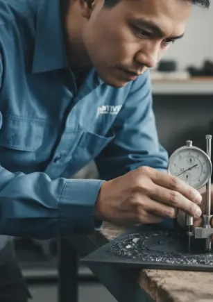 Depth Gauge NOVOTEST LIMIT S-3 - Alat ukur profil ledakan dengan probe dan indikator analog