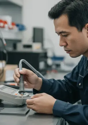 Probe Coating Thickness Gauge F-0.5 - alat ukur ketebalan lapisan dengan ujung probe logam kecil