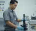 Alat Uji Bending Coating NOVOTEST BEND IK - tampilan alat uji elastisitas coating berbentuk kerucut untuk permukaan lengkung.