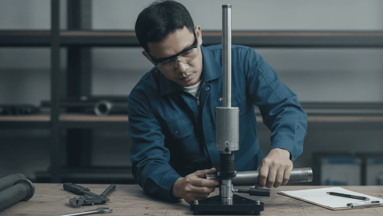 Impact Tester NOVOTEST STRIKE UNIVERSAL - alat uji ketahanan lapisan pipa tubing dengan multistandar inspeksi coating