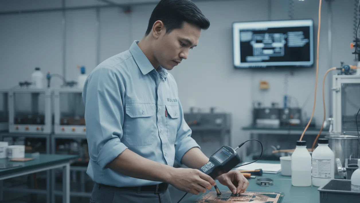 Bending Coating Tester NOVOTEST BEND ShG - alat uji formability coating otomotif dengan tampilan digital.