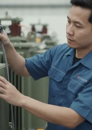 Mengukur ketebalan coating isolasi laminasi trafo lapisan cat pada transformator dengan alat ukur coating thickness gauge novotest probe f-2