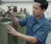 Mengukur ketebalan coating isolasi laminasi trafo lapisan cat pada transformator dengan alat ukur coating thickness gauge novotest probe f-2