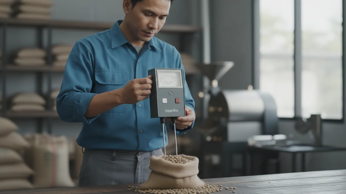 Aqua-Boy KAFIV – Coffee Moisture Meter - Alat ukur kelembapan kopi digital, instan, non-destruktif untuk green bean