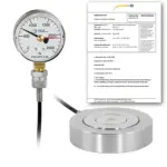 Force Gage PCE-HFG 2.5K-E100-ICA Incl. ISO Calibration Certificate