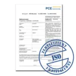 ISO Calibration Certificate CAL-HBa