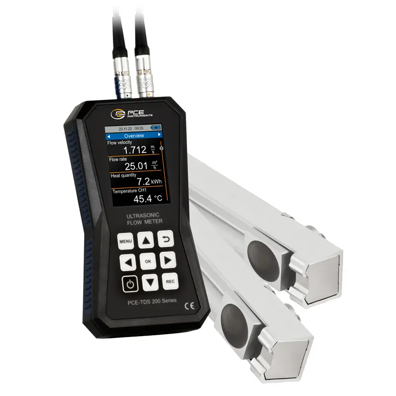 pce-instruments-portable-ultrasonic-flow-meter-pce-tds-200-mr-6357891_4163503.webp Portable Ultrasonic Flow Meter PCE-TDS 200 MR - Image 1
