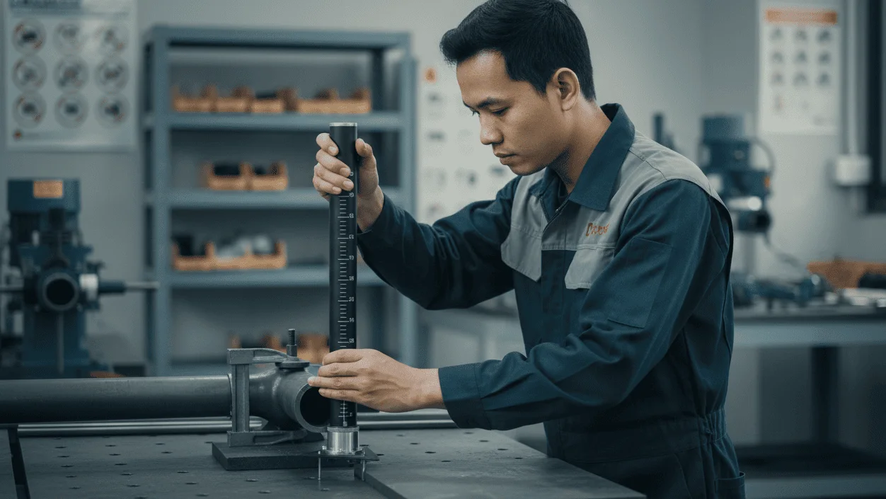 Pipe Impact Tester NOVOTEST U1-4219 - alat portabel untuk uji ketahanan benturan coating pipa di lapangan